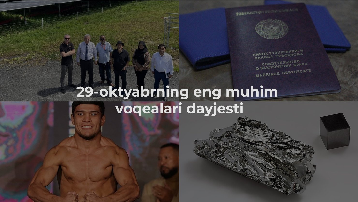 2024-yil 29-oktyabrning eng muhim voqealari dayjesti