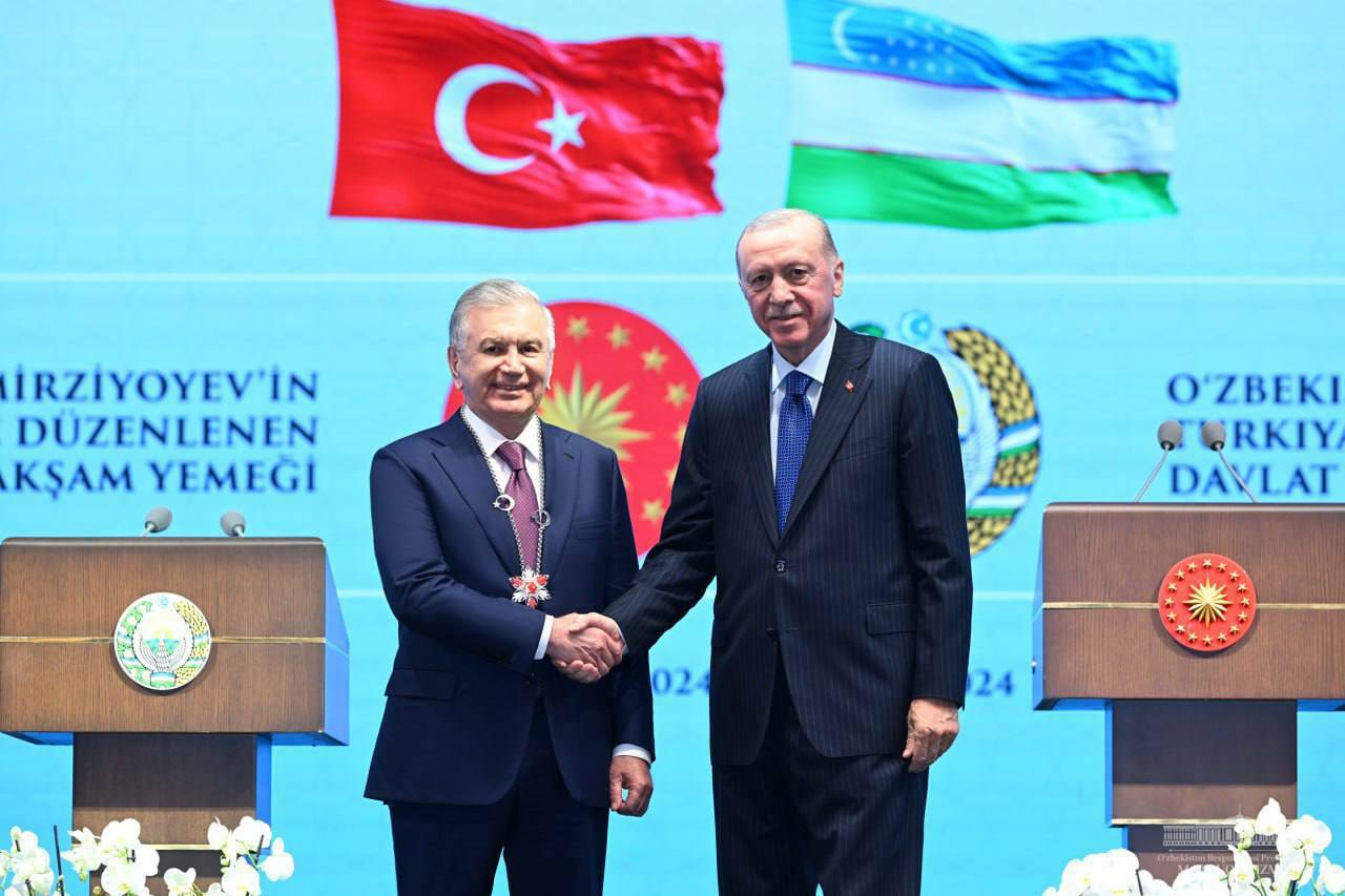 Mirziyoyev va Erdog'an