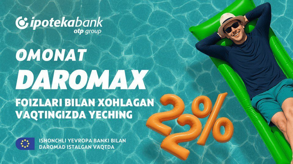 Ipoteka Bank OTP Group’dan DaroMax omonati — yuqori erkinlik, yuqori foyda