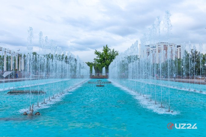 Сезон фонтанов открыт- фоторепортаж