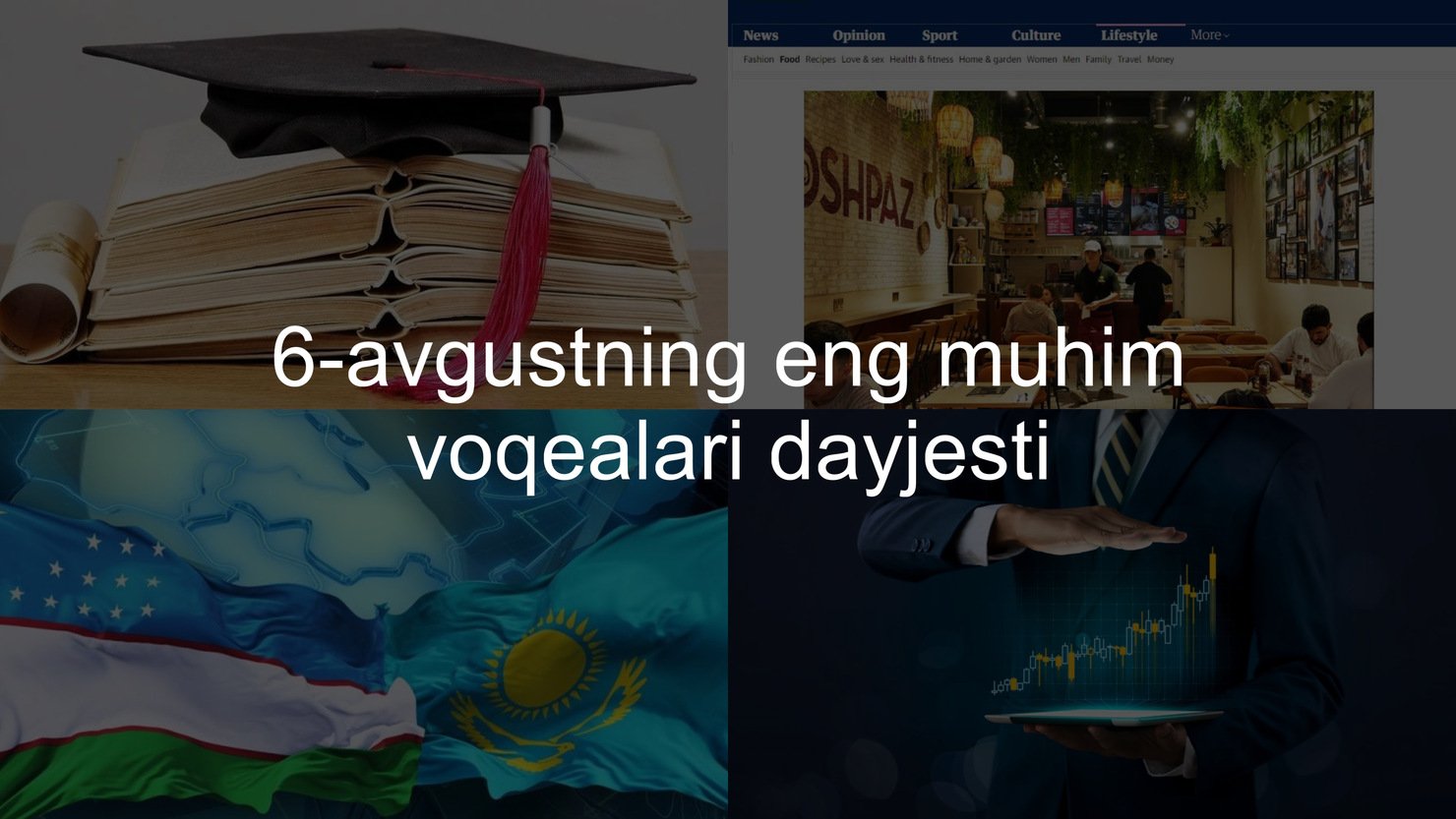 2024-yil 6-avgustning eng muhim voqealari dayjesti