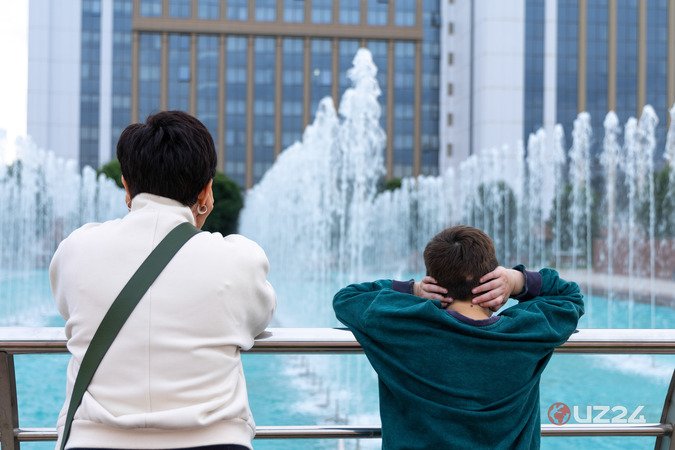 Сезон фонтанов открыт- фоторепортаж