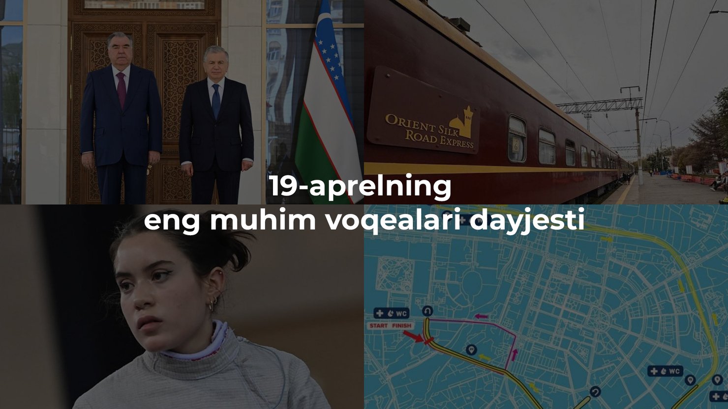 2024-yil 19-aprelning eng muhim voqealari dayjesti