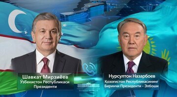 Мирзиёев и Назарбаев