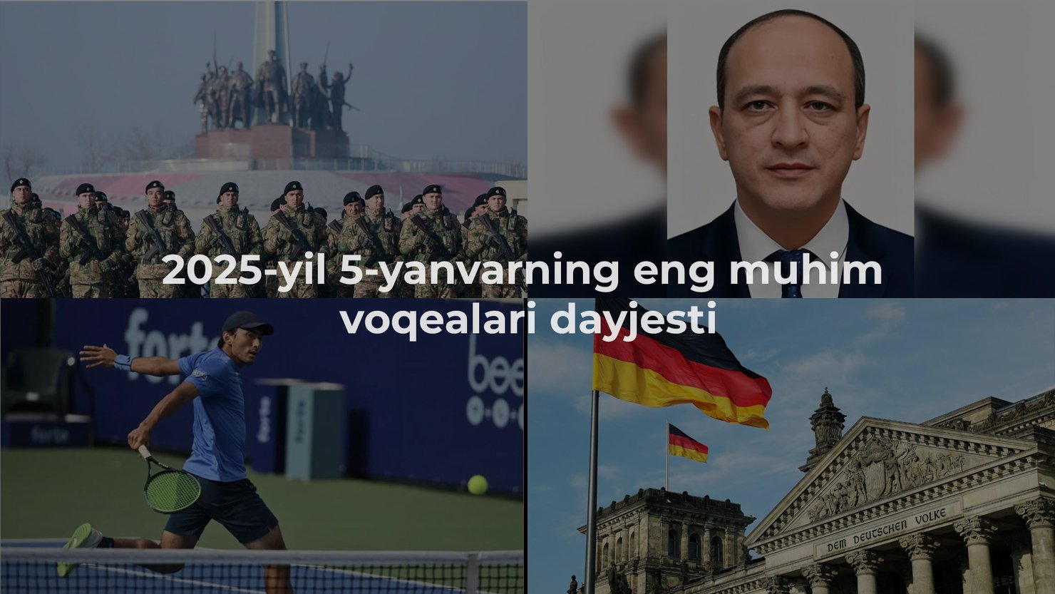 2025-yil 4-yanvarning eng muhim voqealari dayjesti