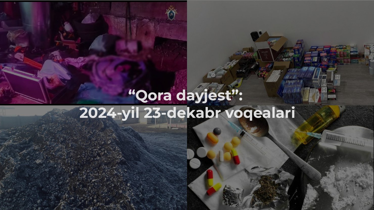 “Qora dayjest”: 2024-yil 23-dekabr voqealari