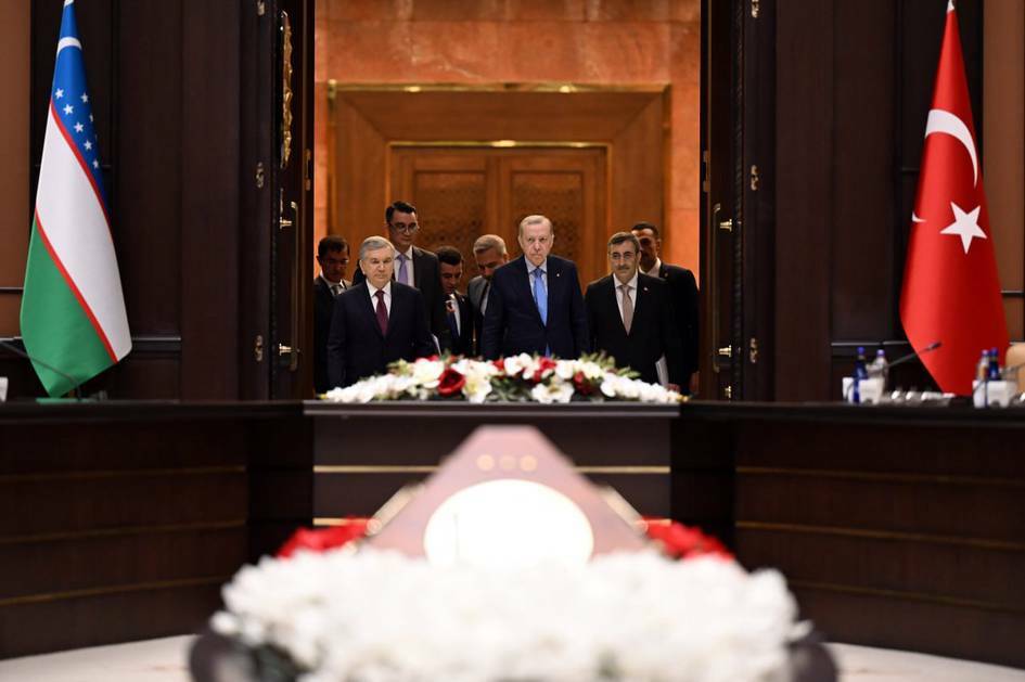 Mirziyoyev va Erdog'an
