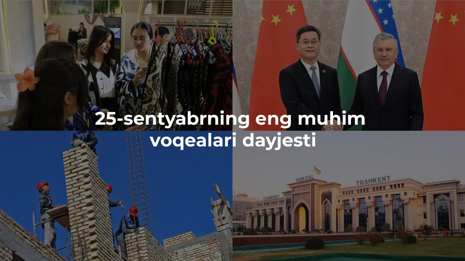 2024-yil 25-sentyabrning eng muhim voqealari