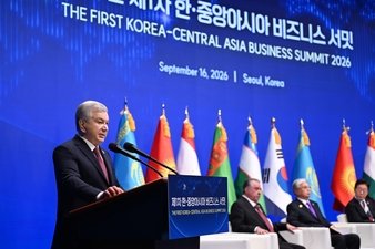 Shavkat Mirziyoyev “Markaziy Osiyo — Koreya Respublikasi” sammitida