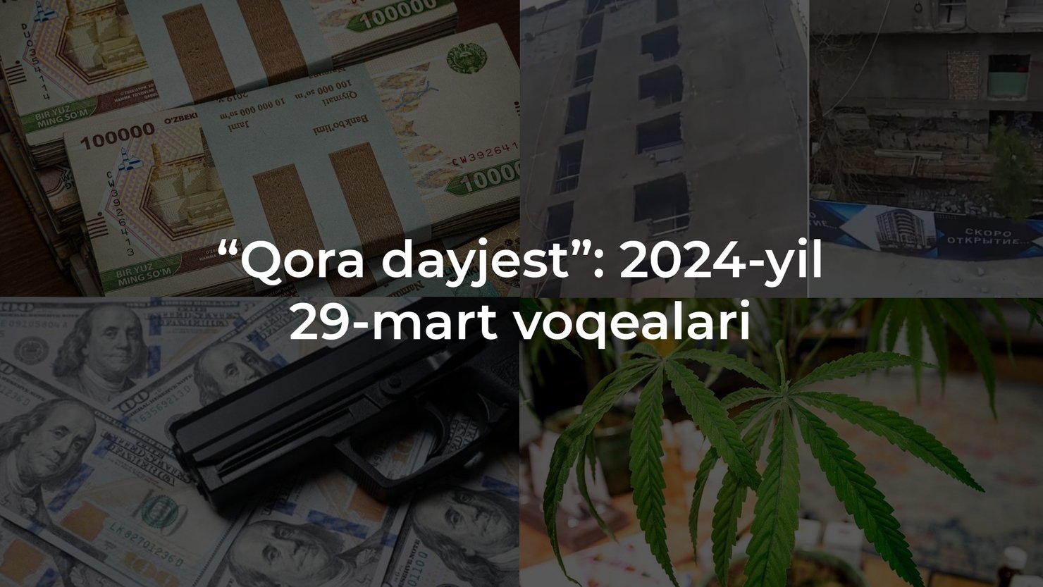 “Qora dayjest”: 2024-yil 29-mart voqealari